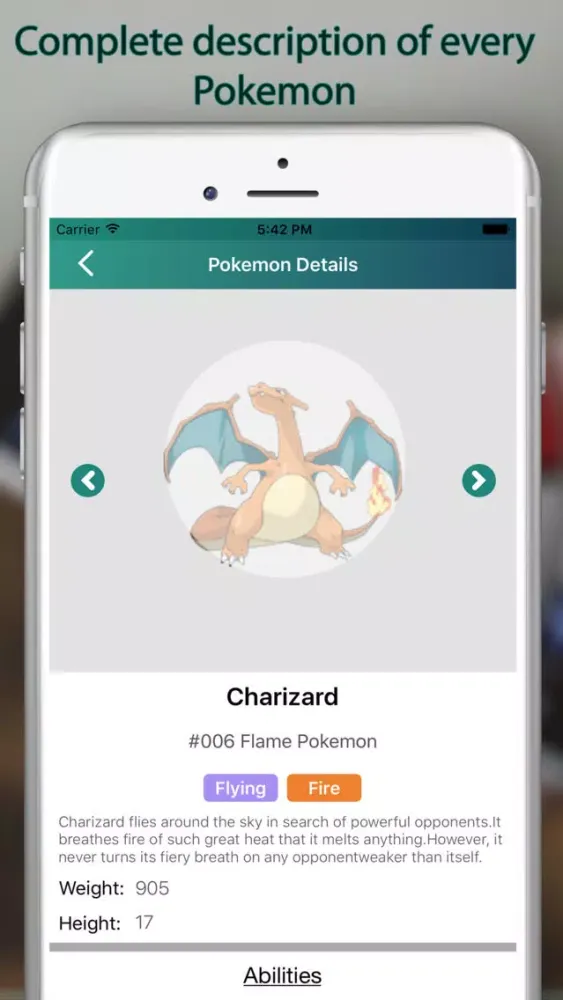 Dex for Pokedex - Dexter of Pokédex for Pokémon Screenshots