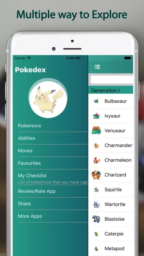 Dex for Pokedex - Dexter of Pokédex for Pokémon Screenshots