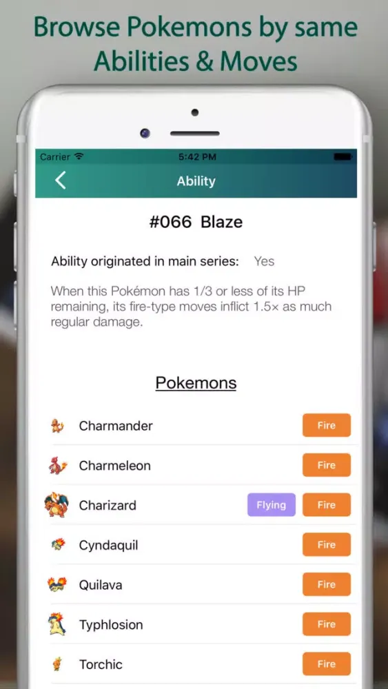 Dex for Pokedex - Dexter of Pokédex for Pokémon Screenshots
