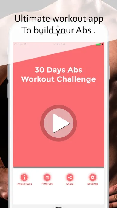 Captures d'écran de Ab Workout 30 Day Ab Challenge