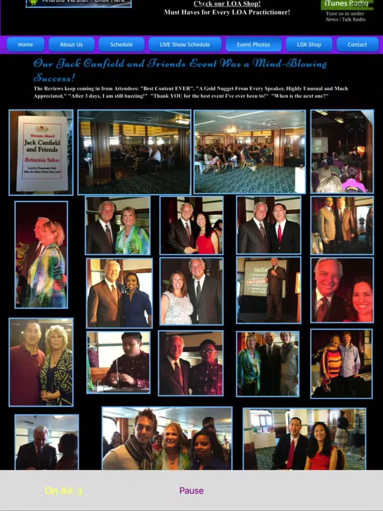 Screenshot di LOA Radio Network iPad 