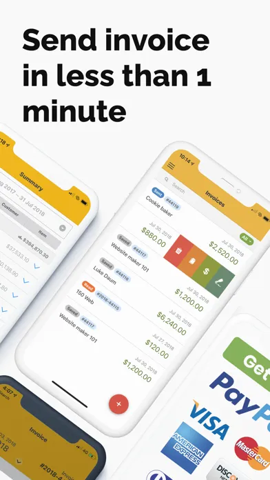 Invoice Bee Estimate Maker 2Go Screenshots