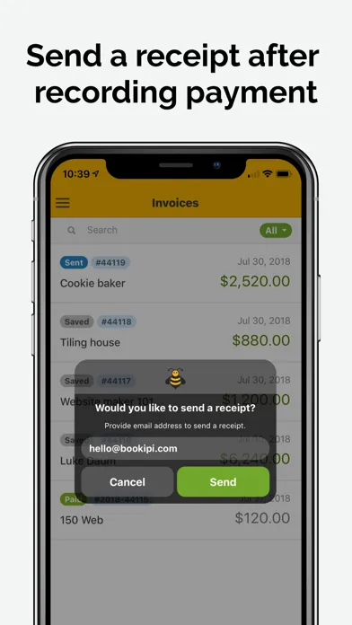 Invoice Bee Estimate Maker 2Go Screenshots