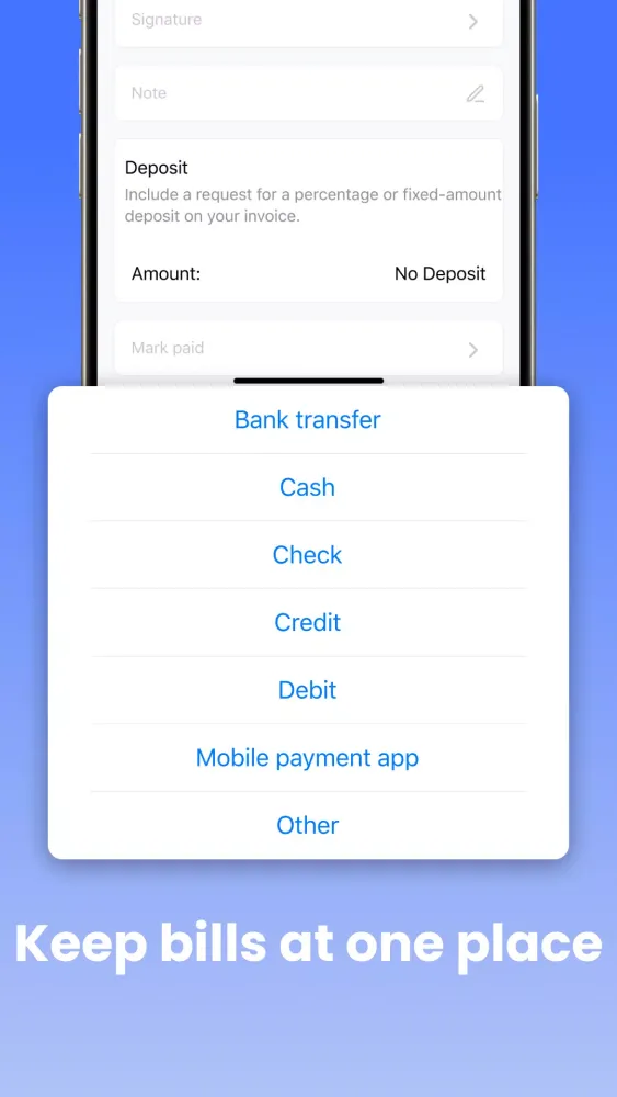 BillUp: Easy Invoice Maker スクリーンショット
