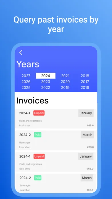 Fatturo - Easy Invoice سکرین شاٹس