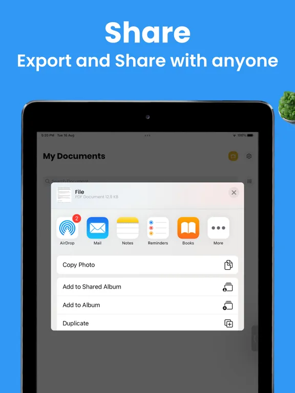 Capturas de tela do Document Scanner: PDF Editor iPad 