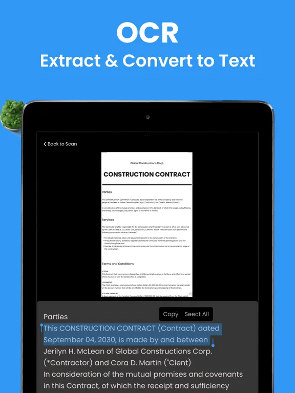 Capturas de tela do Document Scanner: PDF Editor iPad 