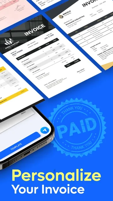 Скриншоты Invoices - Estimates Generator