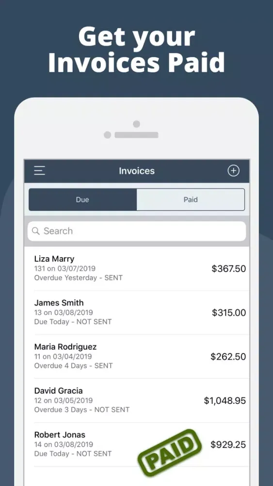 Invoice Maker Business Receipt Screenshots