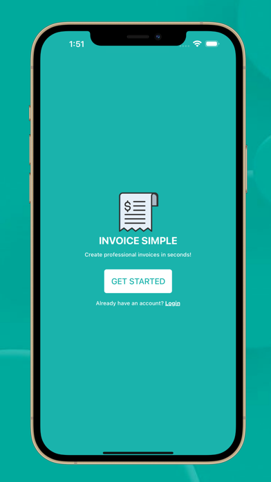 Tangkapan layar INVOICE SIMPLE