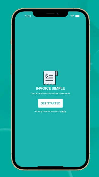 ภาพหน้าจอของ INVOICE SIMPLE