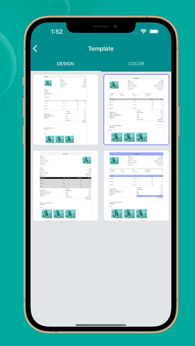 Tangkapan layar INVOICE SIMPLE