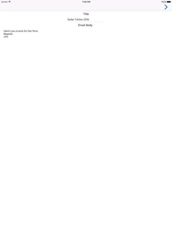 Capturas de pantalla de Invoice Small Business iPad 