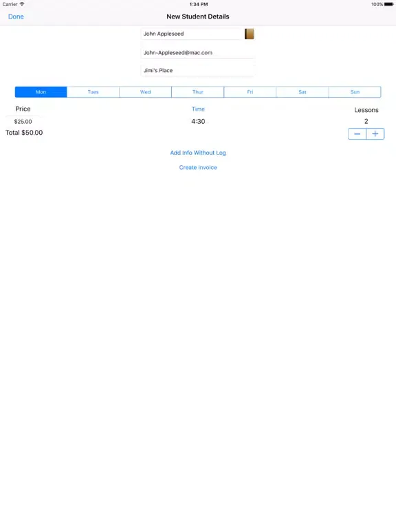 Capturas de pantalla de Invoice Small Business iPad 