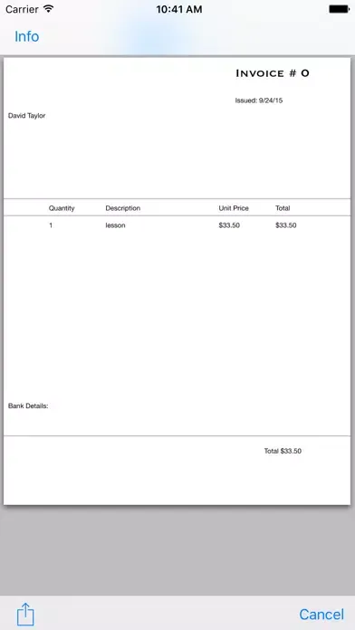 Capturas de pantalla de Invoice Small Business