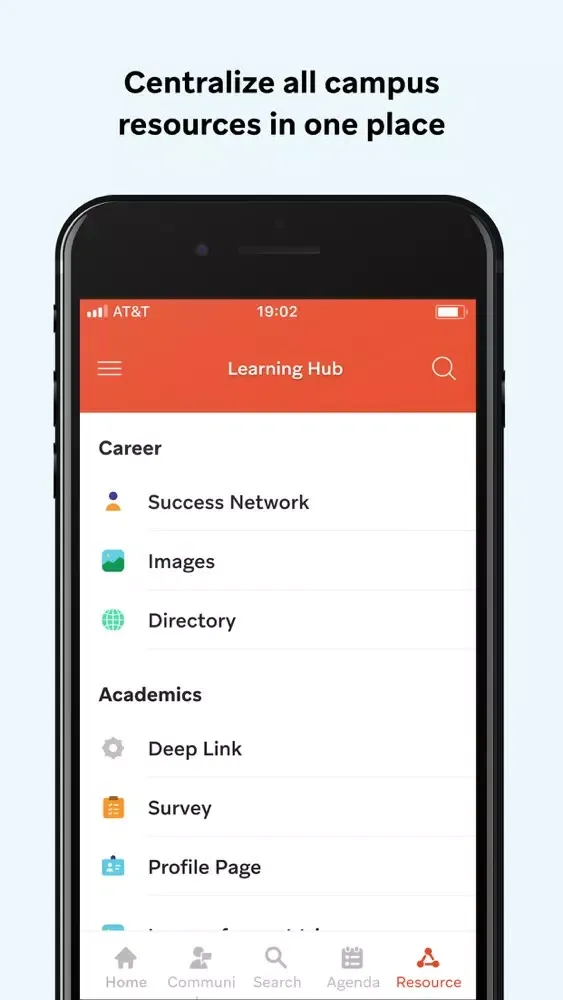 Tangkapan skrin Learning Hub CET