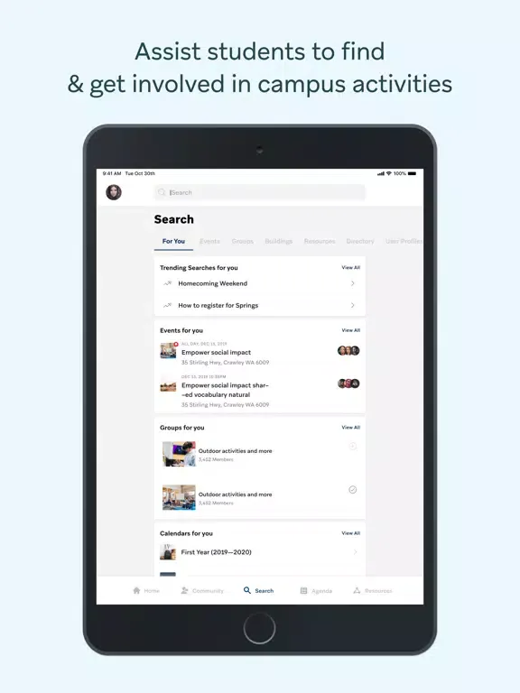 FIU Check-In iPad  스크린샷