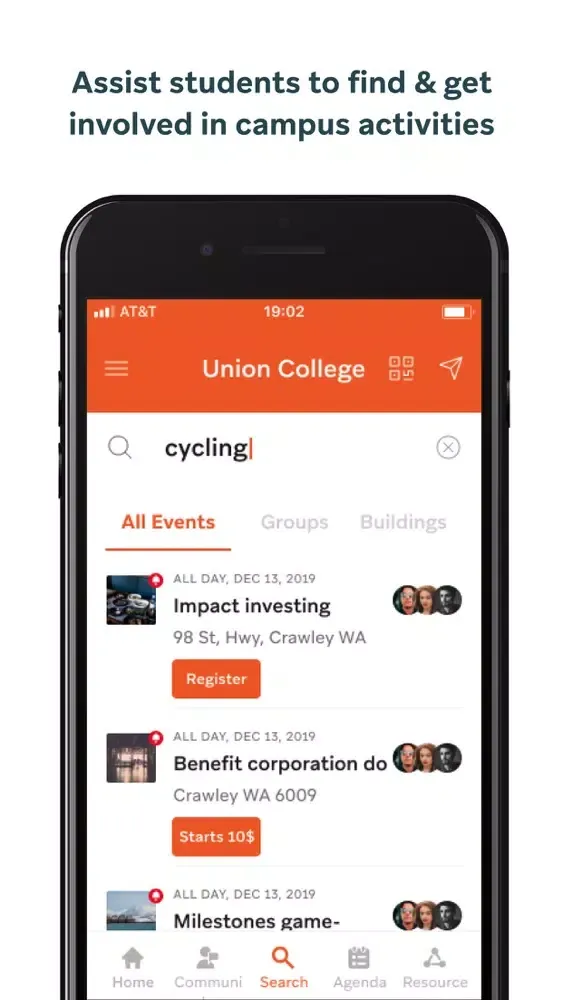 Capturas de pantalla de Union College KY App