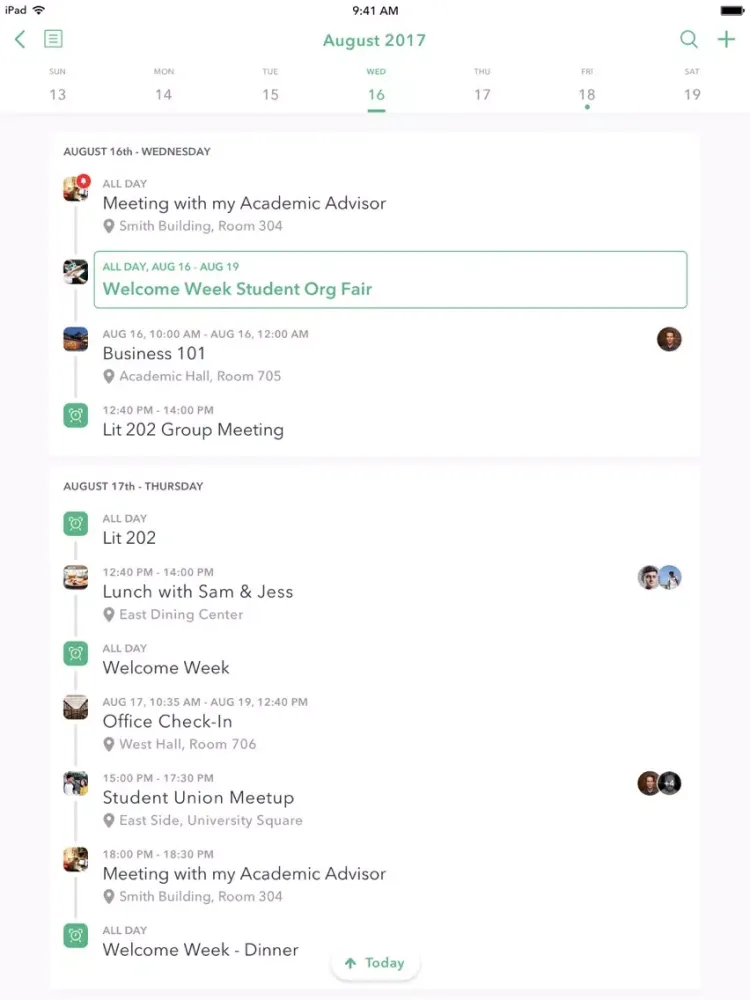 U of U iPad  سکرین شاٹس