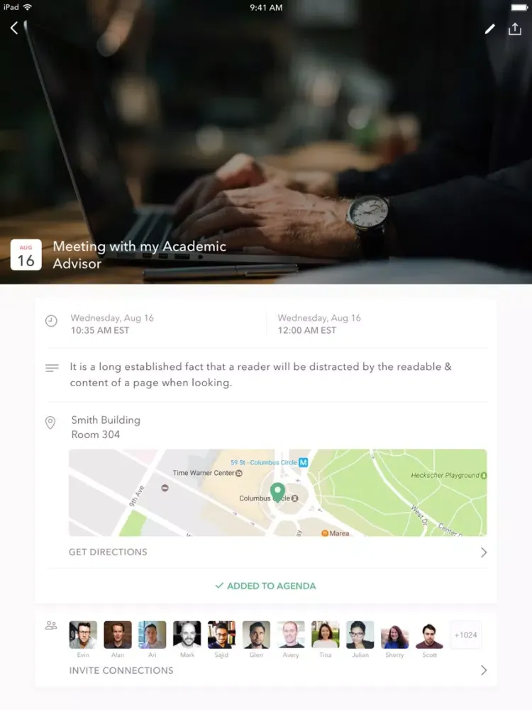 U of U iPad  سکرین شاٹس