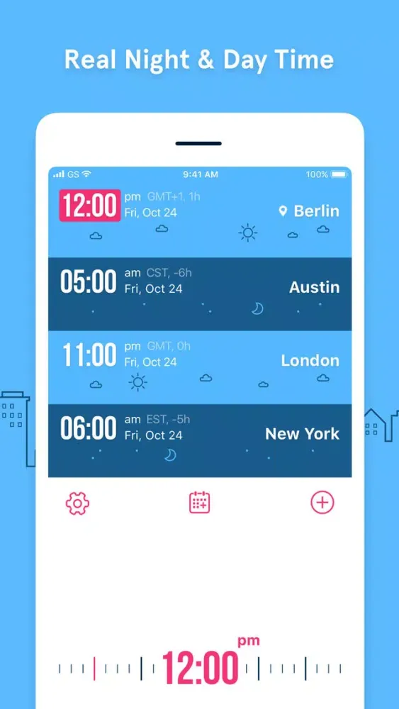 GlobeTempus+ Convert Time Zone Screenshots