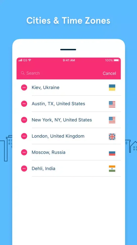 GlobeTempus+ Convert Time Zone Screenshots