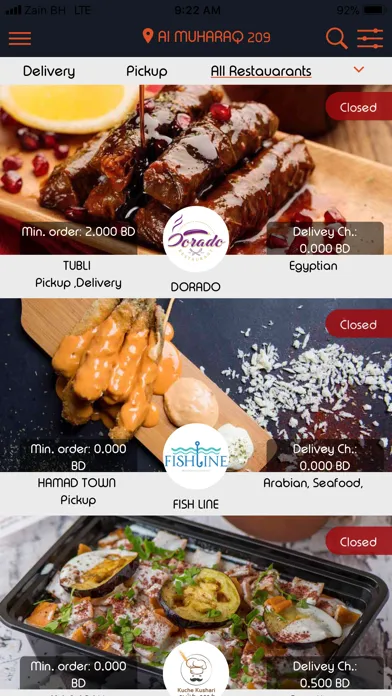 Captures d'écran de Sambosa -Bahrain Food Ordering