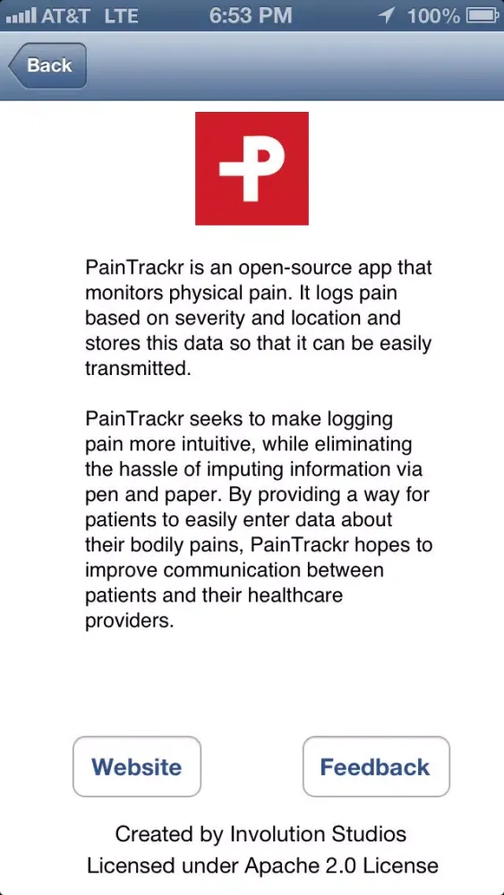 Zrzuty ekranu PainTrackr - Track Pain, Chronic Pain, and Pain History