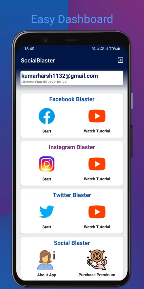 تصاویر SocialBlaster