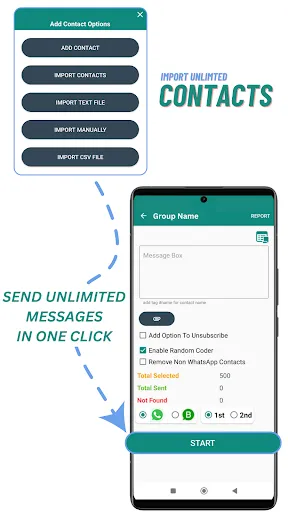 صور WhatsPromo Bulk Sender