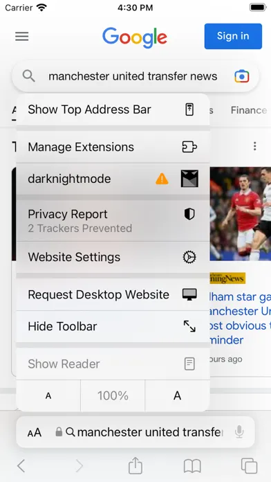 Dark Night Mode for Safari应用截图