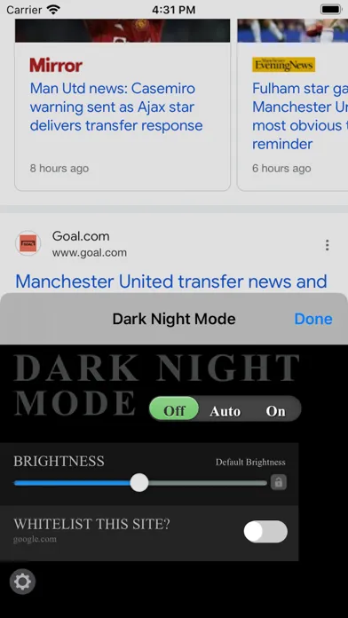 Dark Night Mode for Safari应用截图