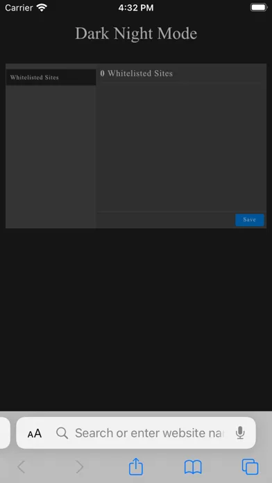 Dark Night Mode for Safari应用截图