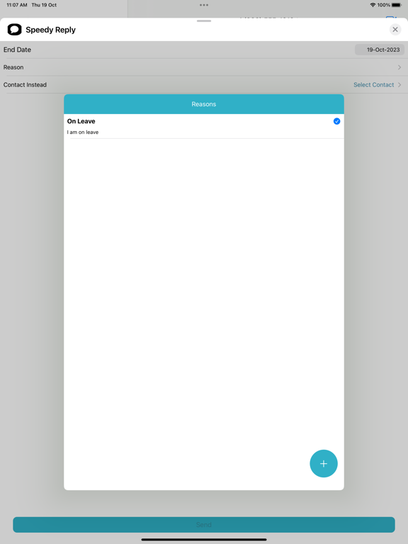Speedy Reply iPad 应用截图