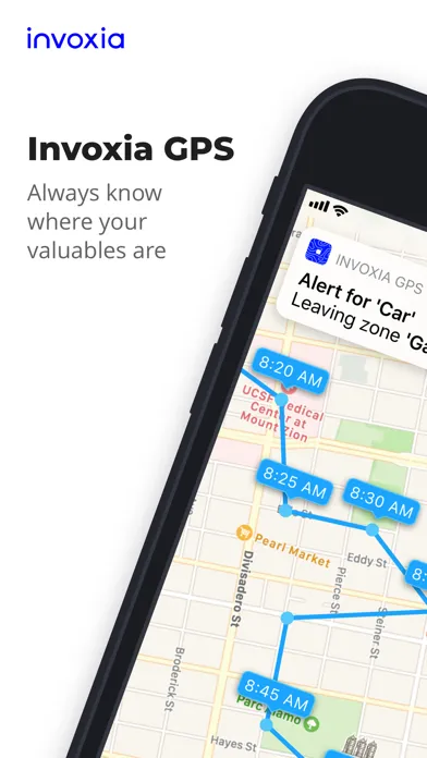 Invoxia GPS Screenshots