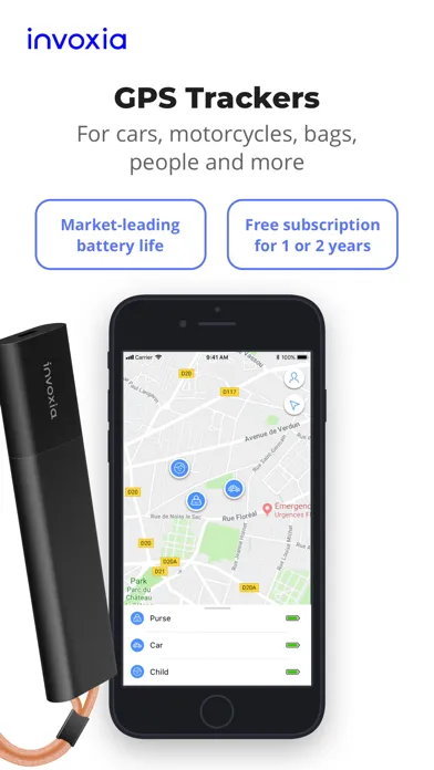 Invoxia GPS Screenshots