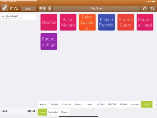 Invu Retail iPad 应用截图