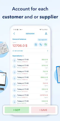 Konnash :  Bookkeeping App Screenshots