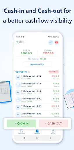 Konnash :  Bookkeeping App Screenshots