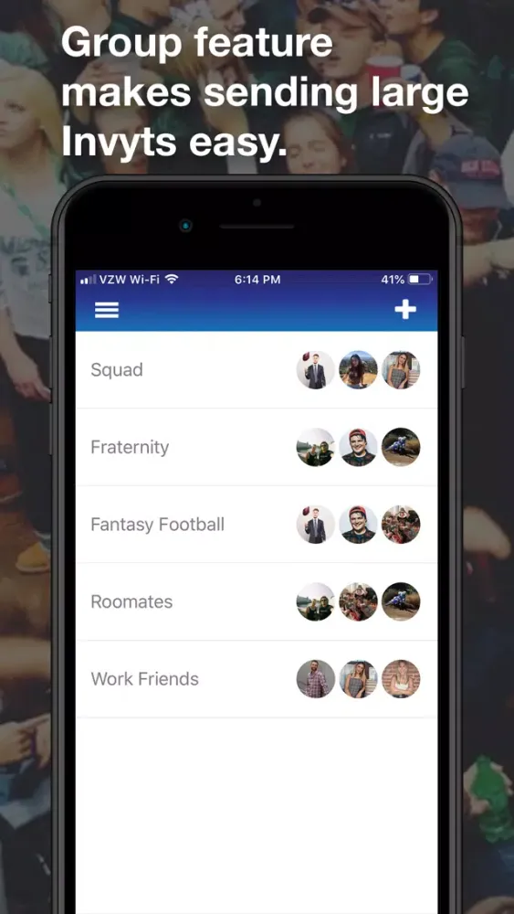 Zrzuty ekranu A Social Invitation App: Invyt