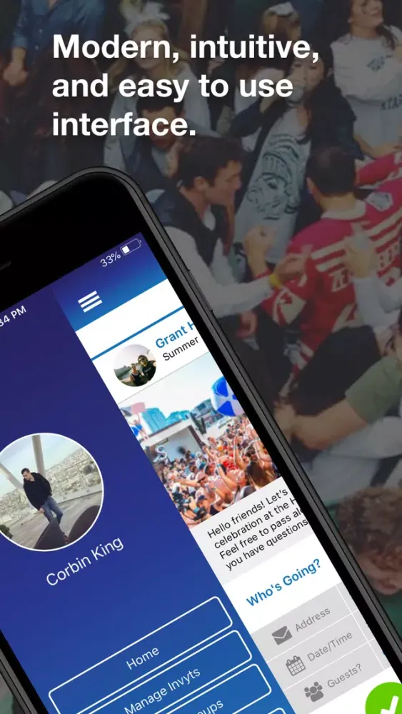 Zrzuty ekranu A Social Invitation App: Invyt