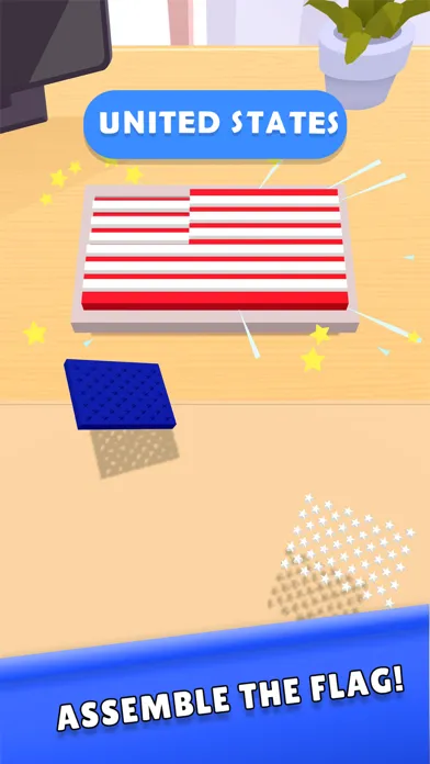 Drop Fit: World Flag Puzzle スクリーンショット