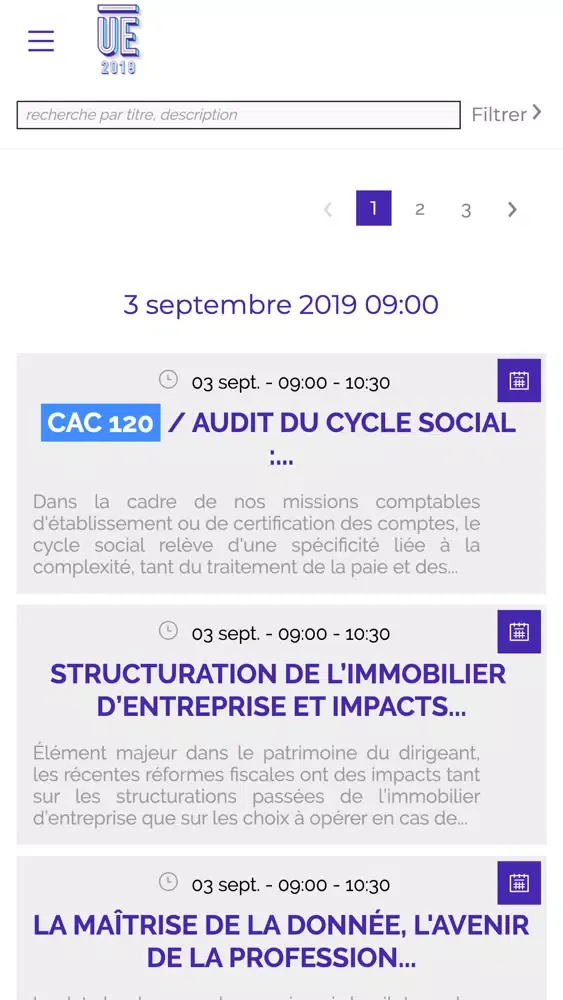 Universités d'été Screenshots