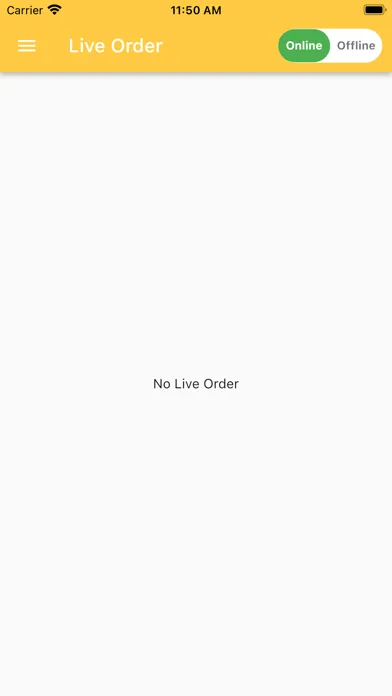 eMenu Live Order 스크린샷