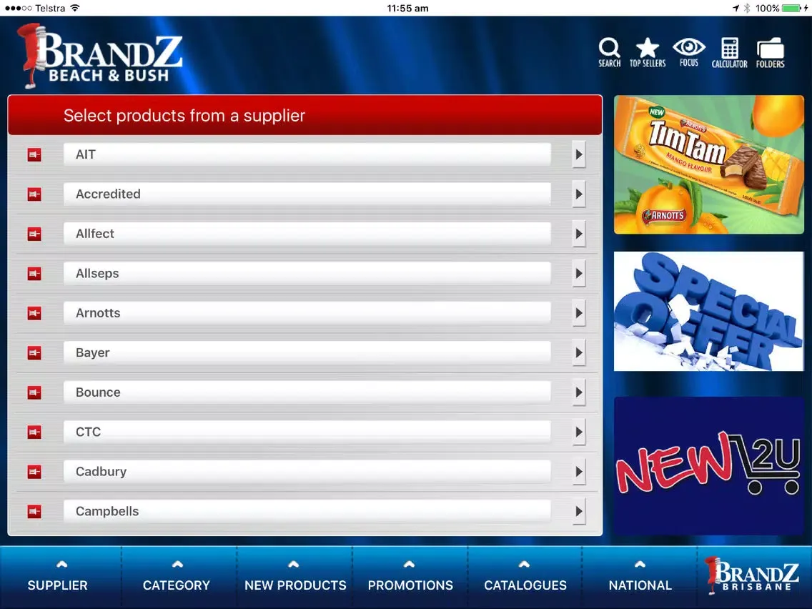 Capturas de tela do Brandz Northern NSW iPad 