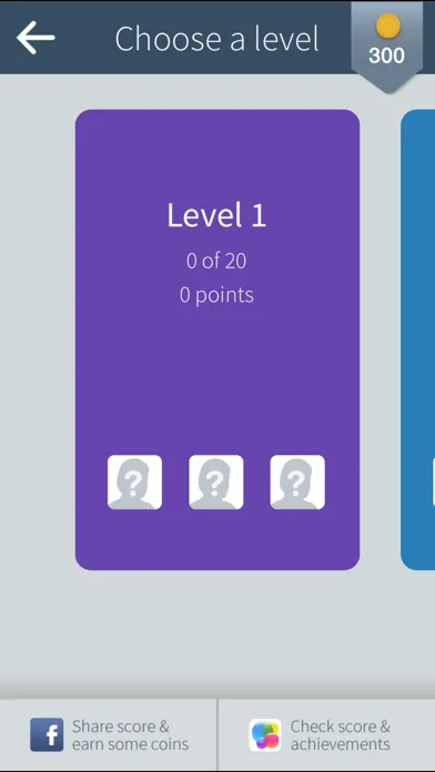 Tangkapan skrin FaceQuiz - The Celebrity Trivia Game