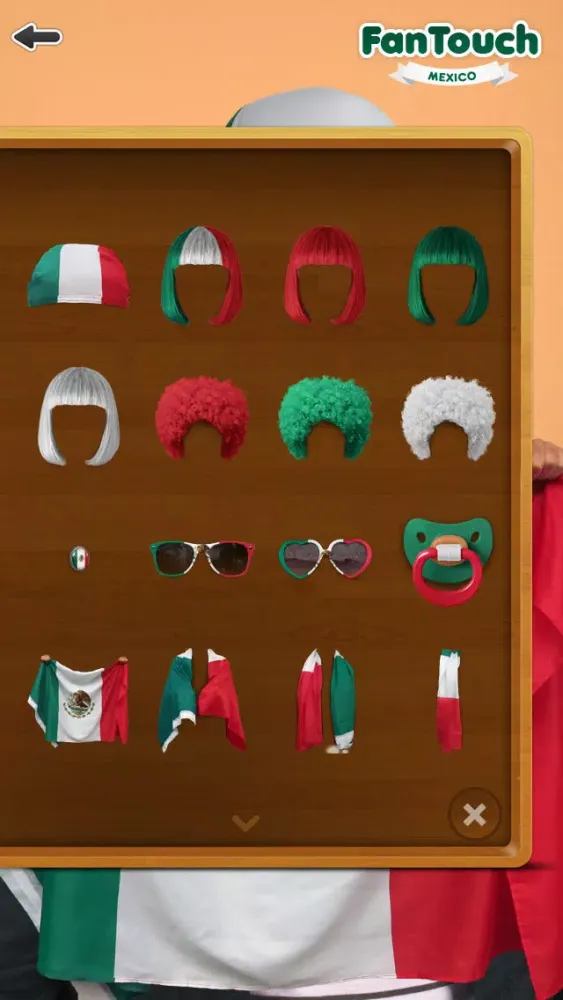 FanTouch Mexico - Support the Mexican Team スクリーンショット