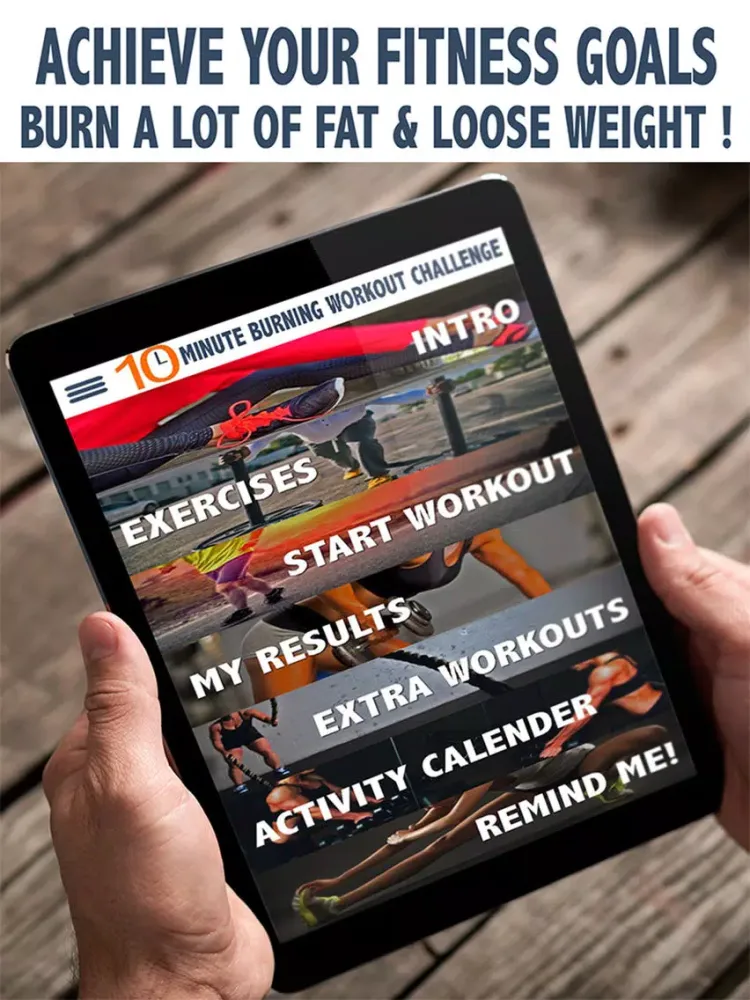 Tangkapan skrin 10 Minute Full Body Workout iPad 