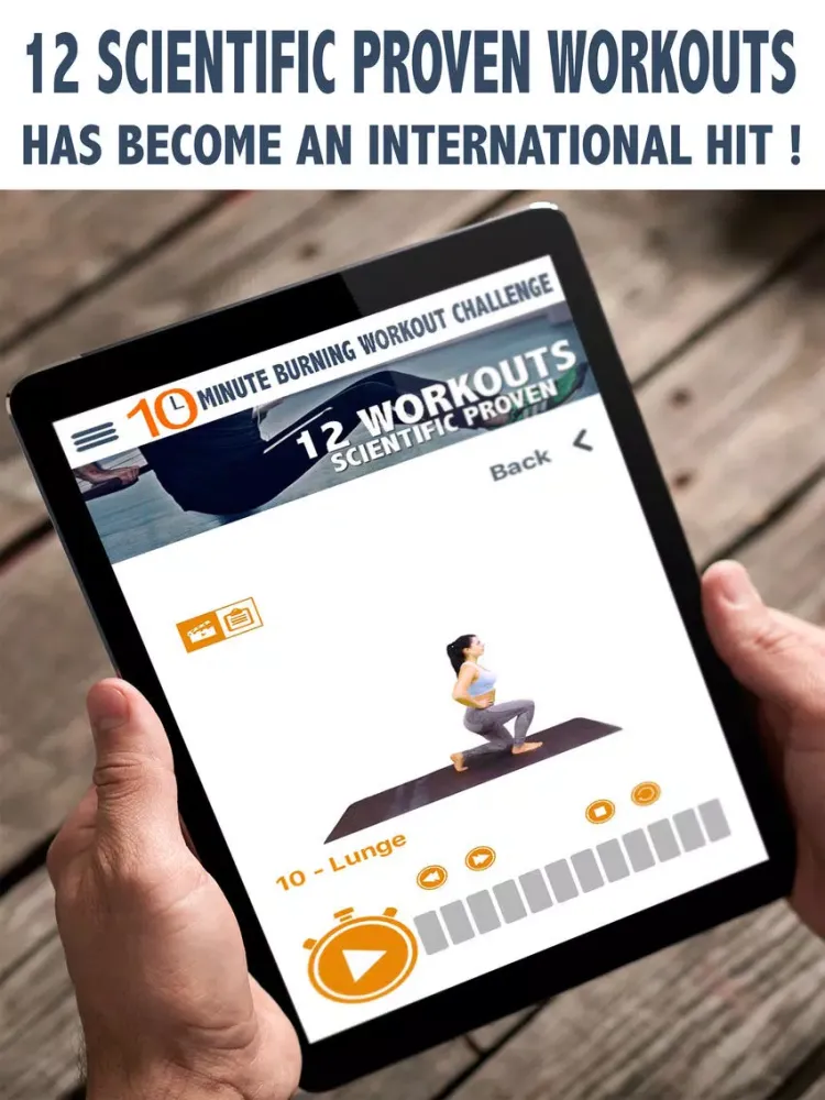 Tangkapan skrin 10 Minute Full Body Workout iPad 