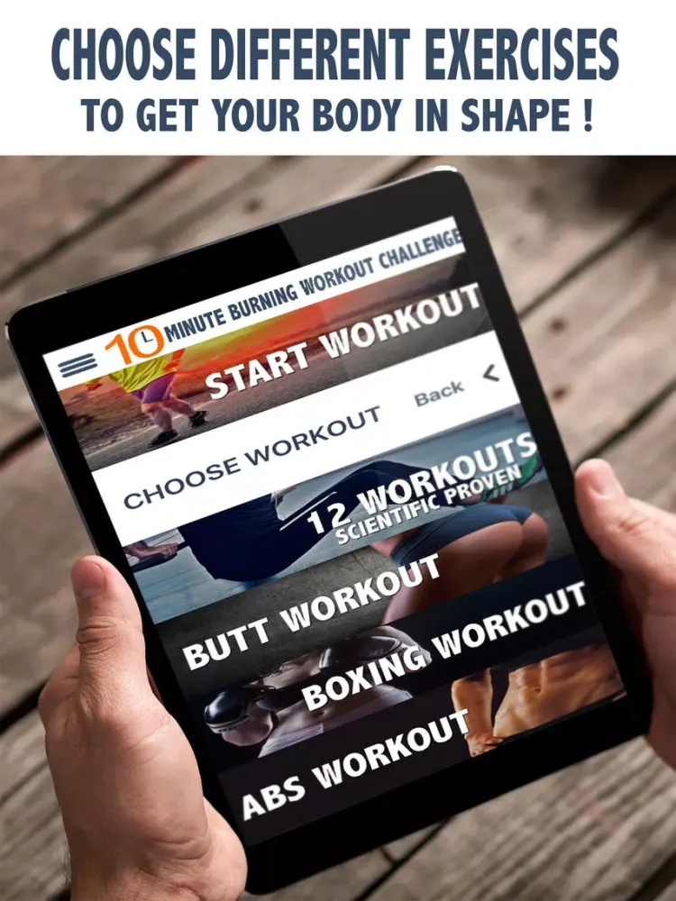 Tangkapan skrin 10 Minute Full Body Workout iPad 
